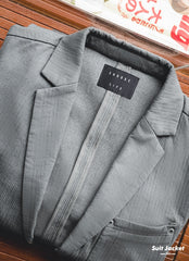 Unbranded 27 Men Blazers Autumn Spring Fashion Slim Suit Jacket Japan Retro Casual Solid Blazer Masculino Clothing Vetement Homme