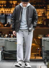 Unbranded 27 Double-sided Thickened Jackets for Men 2022 Autumn Winter Cotton Padding Coats Vintage Heated Military Jacket Streetwear