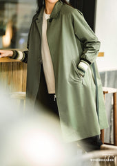 Unbranded 27 women's Japanese retro hit color ribbed windbreaker 2022 spring and autumn new windproof jacket temperament casual top