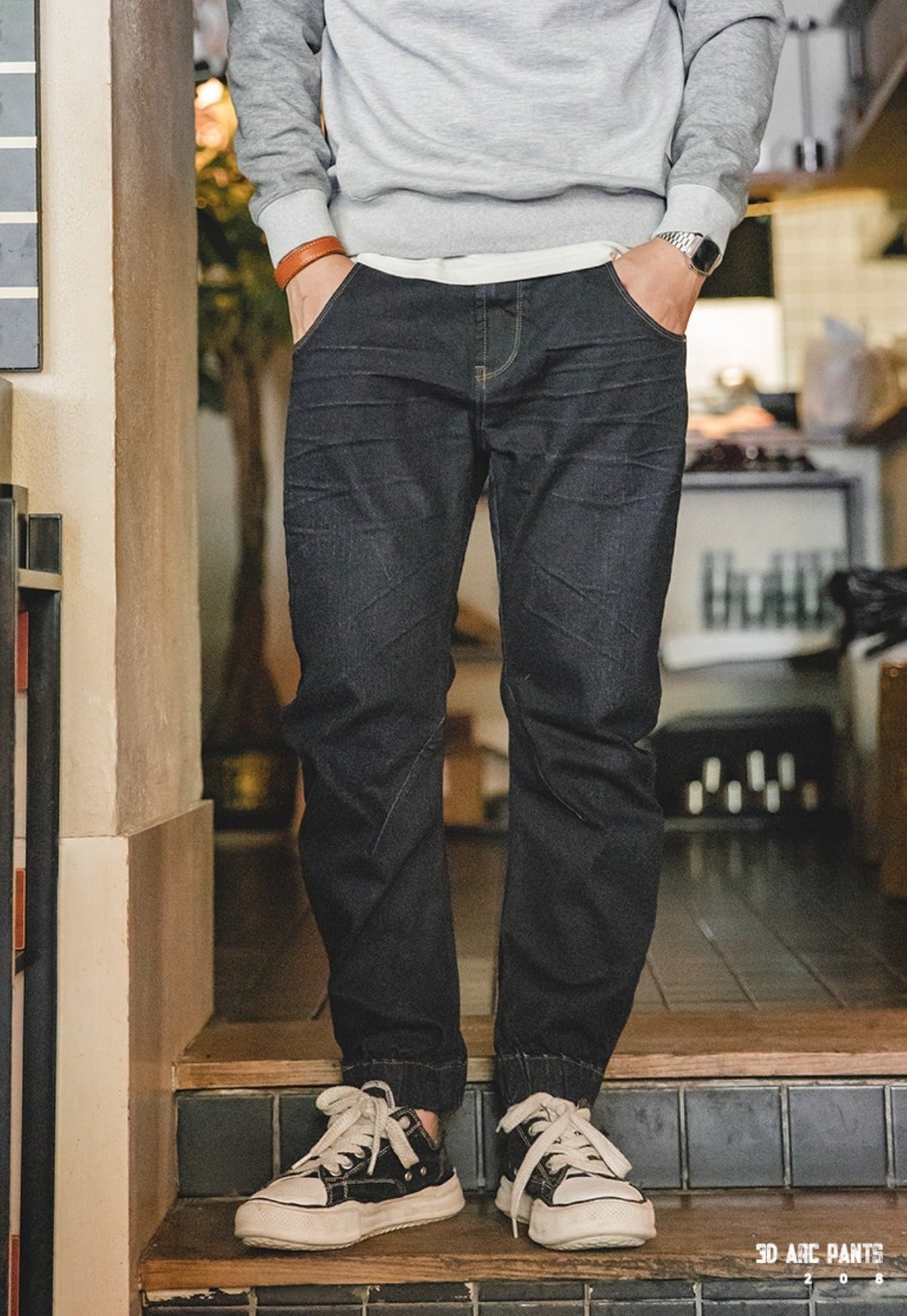 Unbranded 27 Men's Vintage Stretch Jeans Business Casual Slim Denim Pants 2022 Autumn Little Elastic Trousers Hip Hop Streetwear Brand