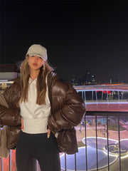 PrettyDragon stand collar bread clothes female winter thickened cotton clothes cotton short jacket
