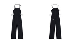 I'M ONE Women's fashion trend hanging neck type jumpsuit summer new