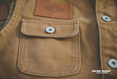 Unbranded 27 Men Multi-Pocket Waistcoat American Retro Casual Canvas Vest Sleeveless Unloading Solid Coat Work Vest Photographer Jacket