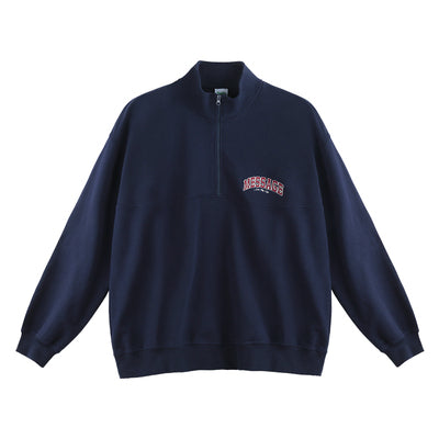 MessAgeLab-Women's vintage sweatshirt spring and autumn street polo neck