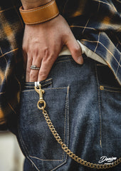 Unbranded 27 Indigo Vintage Hemming Jeans Men?¡¥s Cargo Selvedge Denim Jeans Slim fit Straight trousers 13.5 oz Raw Denim Mid Waist