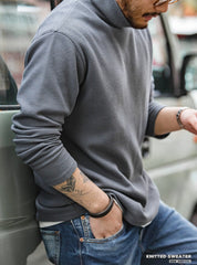 Unbranded 27 Casual Turtleneck Sweater Solid Color Bottoming Shirt Long-sleeved T-shirt Basic Men's Autumn And Winter Slim-Fit Tops