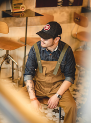 Unbranded 27 2022 New Men's Bib Pants American Vintage Loose Solid Jumpsuits Streetwear Multi Pockets Casual Suspenders Cargo Overalls