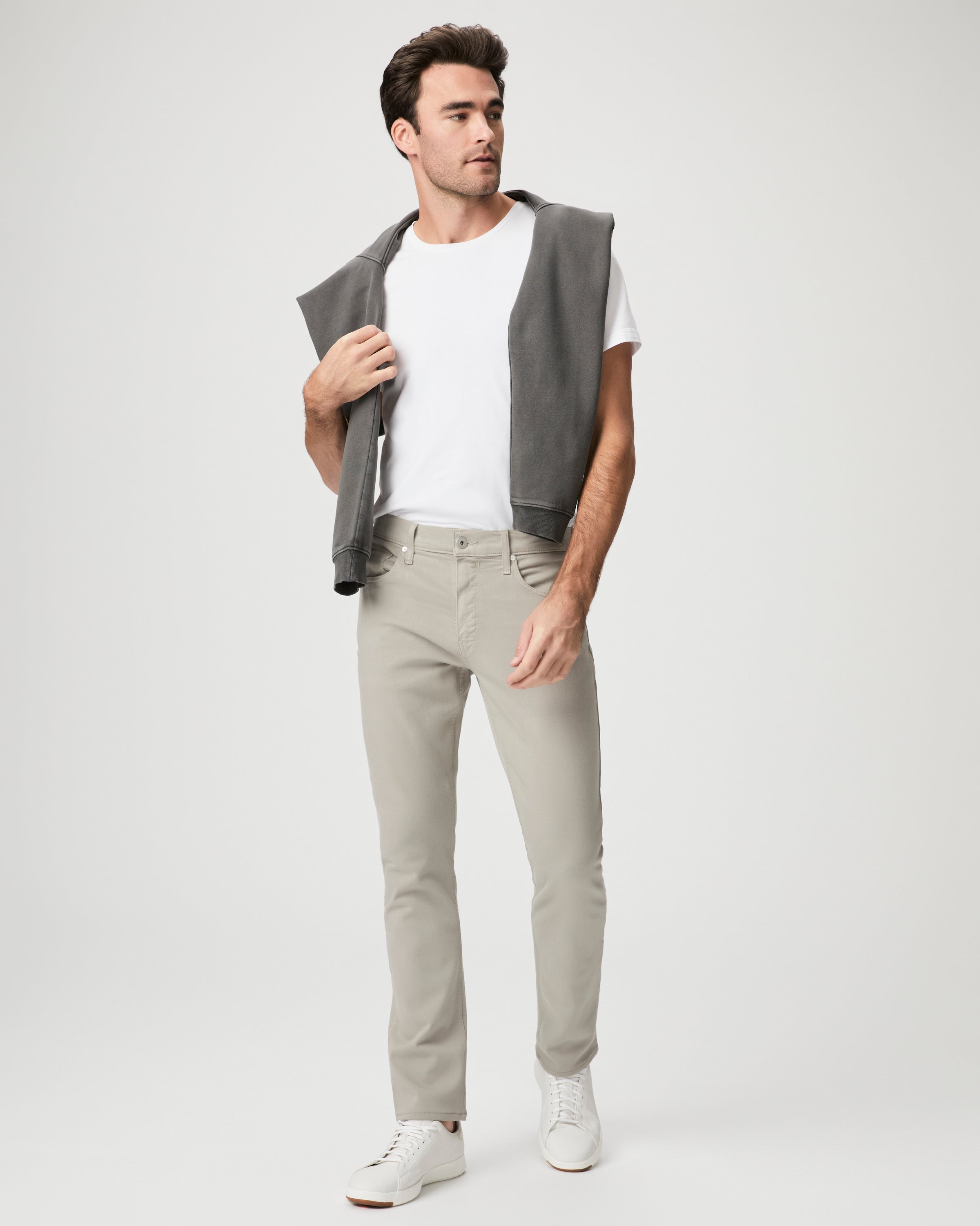 PAIGE MENS DENIM BOTTOMS Federal Static Grey Brand New w/ Tag