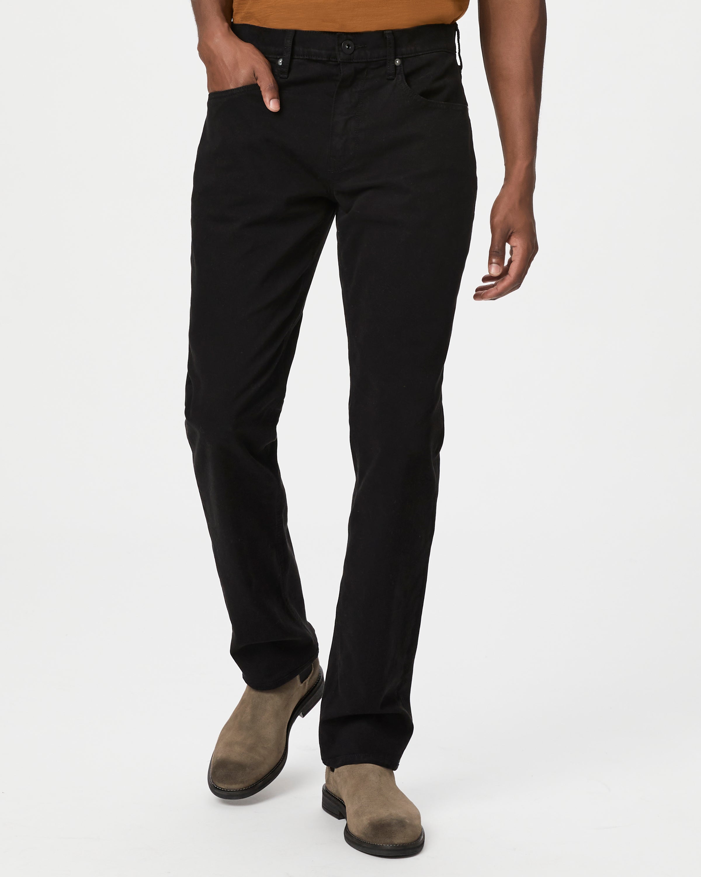 PAIGE MENS DENIM BOTTOMS Federal Black Twill Brand New w/ Tag