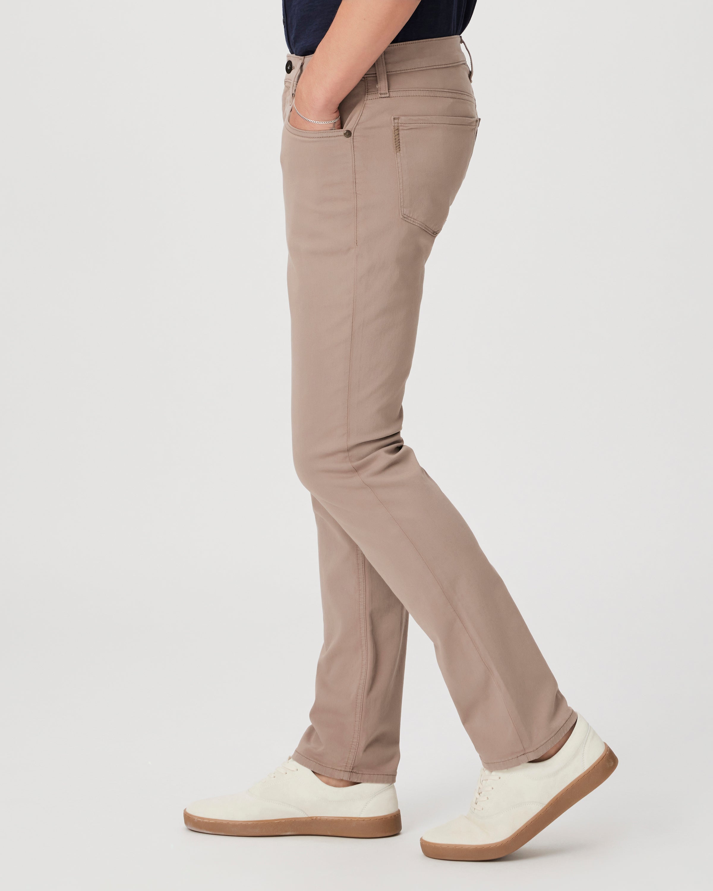 PAIGE MENS DENIM BOTTOMS Federal Cocoa Powder Twill Brand New w/ Tag