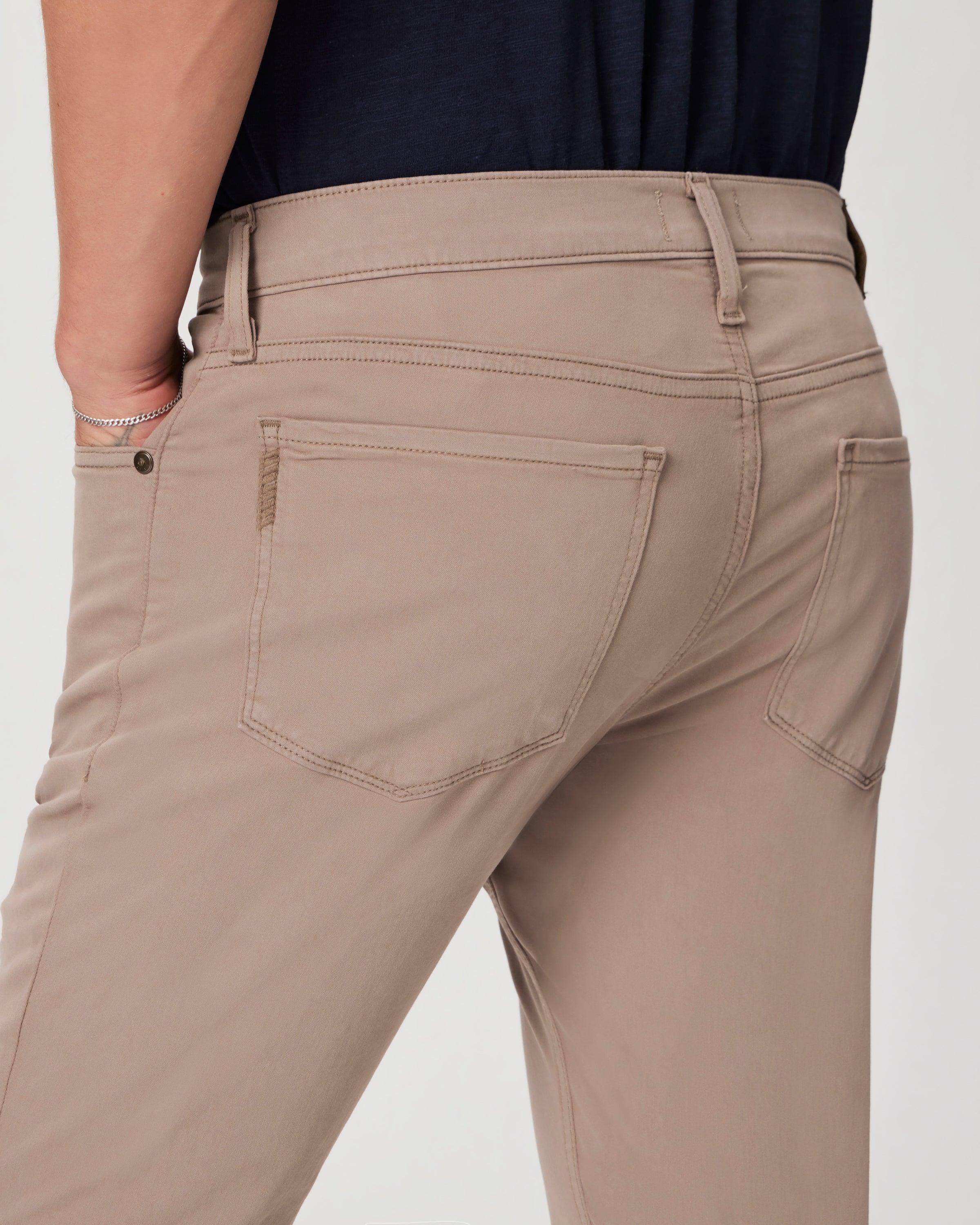 PAIGE MENS DENIM BOTTOMS Federal Cocoa Powder Twill Brand New w/ Tag